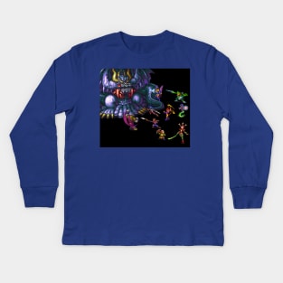 Breath of Fire 2 Final Battle Full Party Kids Long Sleeve T-Shirt